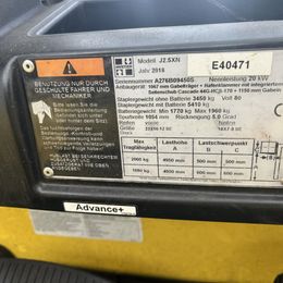 Frontstapler gebraucht: Hyster 4-Rad Elektrostapler J2.5XN Hyster J2.5XN * 4-Rad Elektrostapler