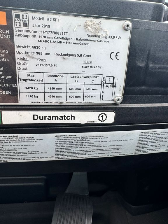 Frontstapler gebraucht: Hyster Dieselstapler H2.5FT Hyster H2.5FT * Dieselstapler