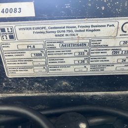 Gabelhubwagen gebraucht: Hyster Niederhubwagen P1.8 Hyster P1.8 * Niederhubwagen