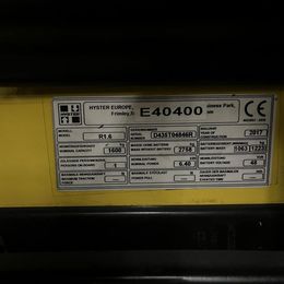 Schubmaststapler gebraucht: Hyster Schubmaststapler R1.6 Hyster R1.6 * Schubmaststapler